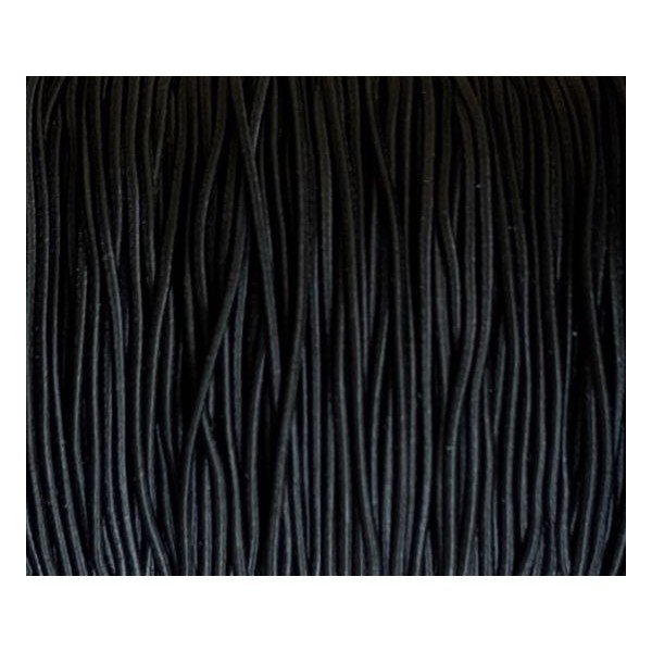 5m Fil Élastique 1,3mm Noir - Idéal Création Couture, Diy - Photo n°2