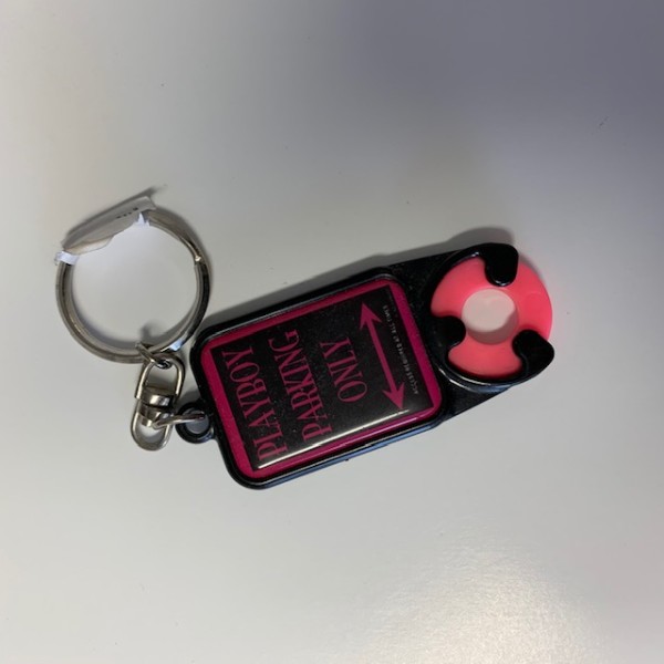 Porte clé avec jeton rose - Photo n°2