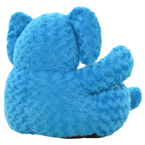 Vidaxl Éléphant En Peluche Bleu - Photo n°3