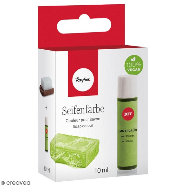 Colorant pour savon - Vert Eternel - 10 ml - Photo n°1