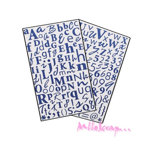 Stickers alphabet - Dovecraft - 170 pièces - Photo n°1