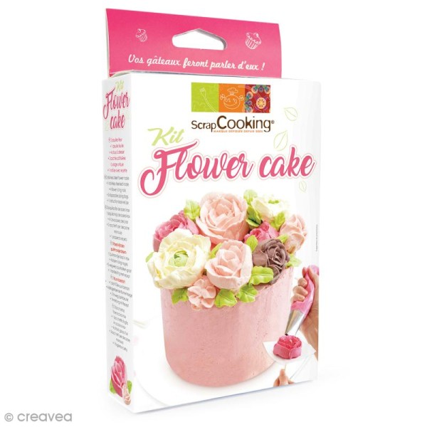 Kit Flower Cake ScrapCooking - Photo n°1