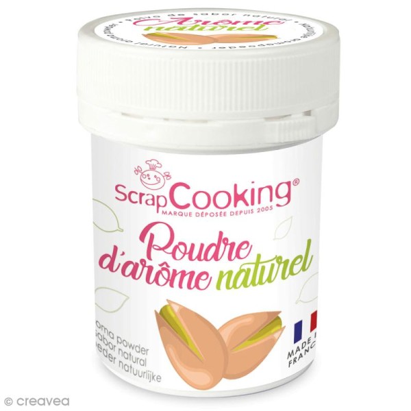 Arôme alimentaire naturel en poudre 30 g - vanille Scrapcooking