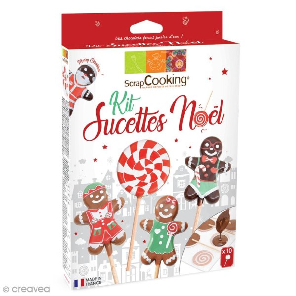Kit sucettes de Noël - Candy pop et bonhomme pain d'épices - Photo n°1