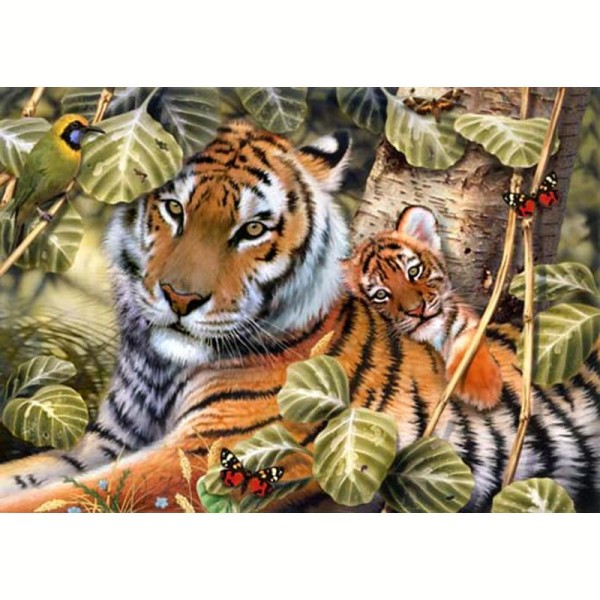 Image 3D Animaux - Tigres 30 x 40 - Photo n°1