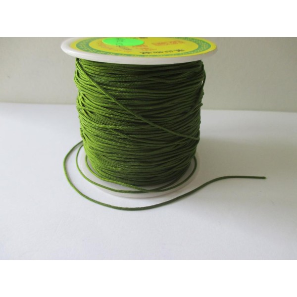 Fil nylon 1 mm vert olive x 5 m - Photo n°2
