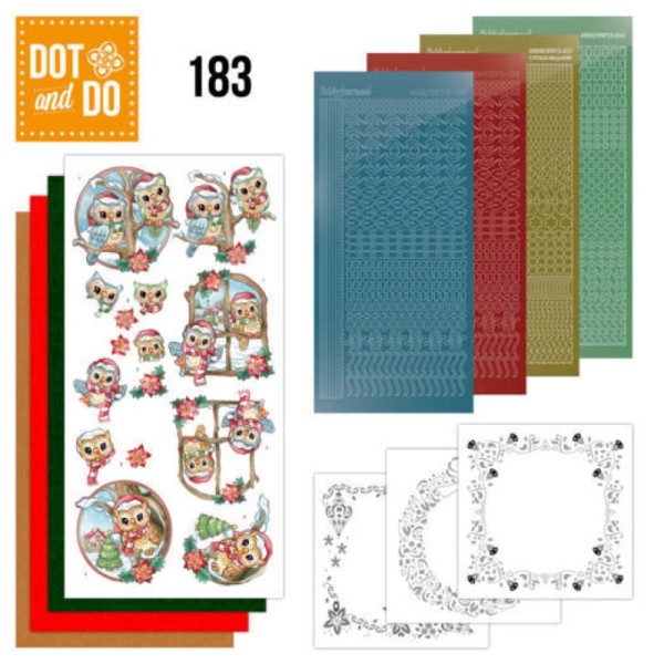 Dot and do 183 - kit Carte 3D - Village de Noël - Photo n°1