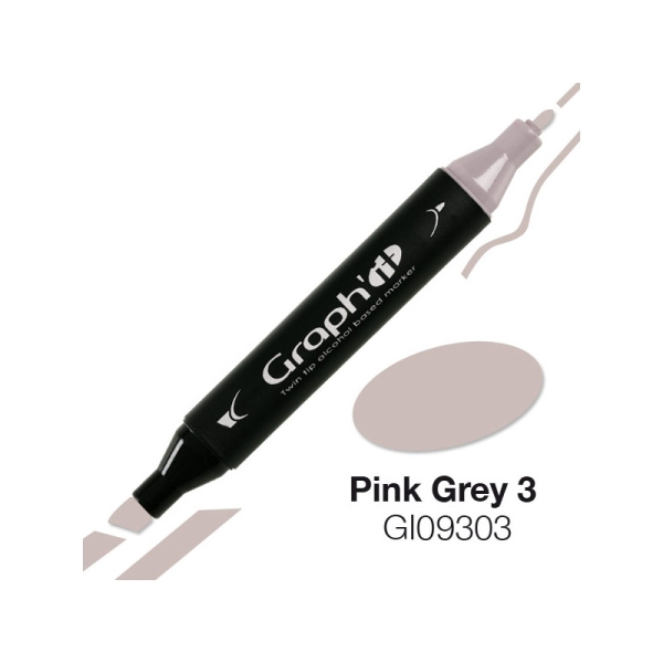 Graph'it marqueur à alcool 9303 - pink grey 3 - Photo n°1