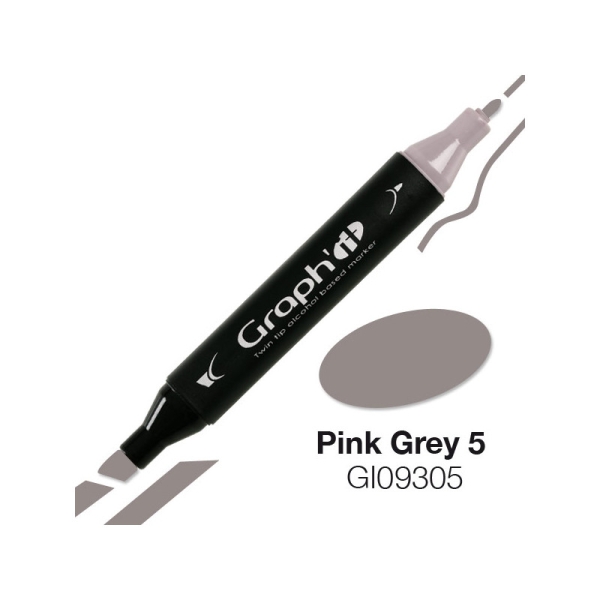 Graph'it marqueur à alcool 9305 - pink grey 5 - Photo n°1
