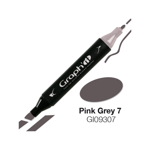 Graph'it marqueur à alcool 9307 - pink grey 7 - Photo n°1