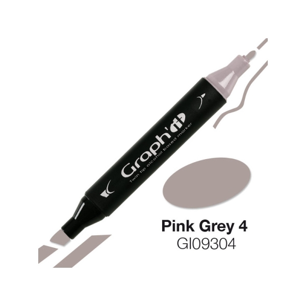 Graph'it marqueur à alcool 9304 - pink grey 4 - Photo n°1