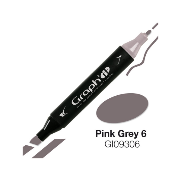 Graph'it marqueur à alcool 9306 - pink grey 6 - Photo n°1