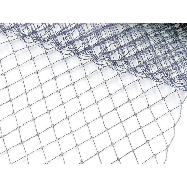 1m 11 Grise française de Voile de Cage à oiseaux en Tissu de la Largeur 24cm, Crinoline crin de Chev - Photo n°1