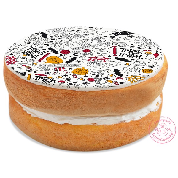 Rouleau pâte à sucre à colorier - Halloween - de 18 à 29,5 cm de diamètre - Photo n°3