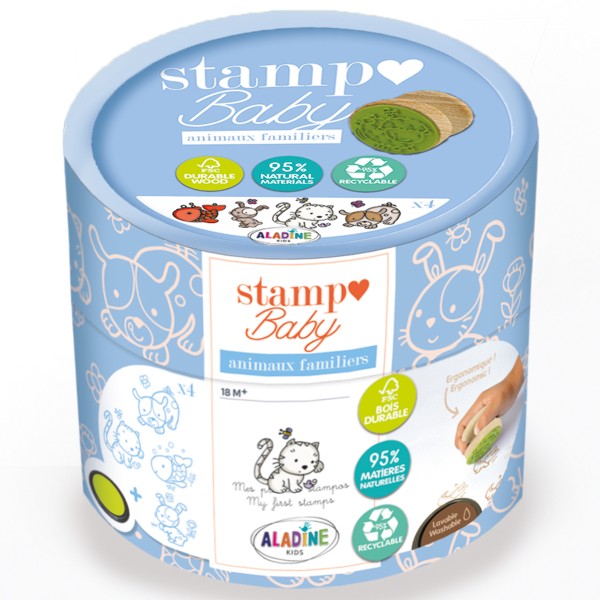 Kit Stampo Baby Eco Friendly - Animaux de compagnie - 4 pcs - Photo n°1