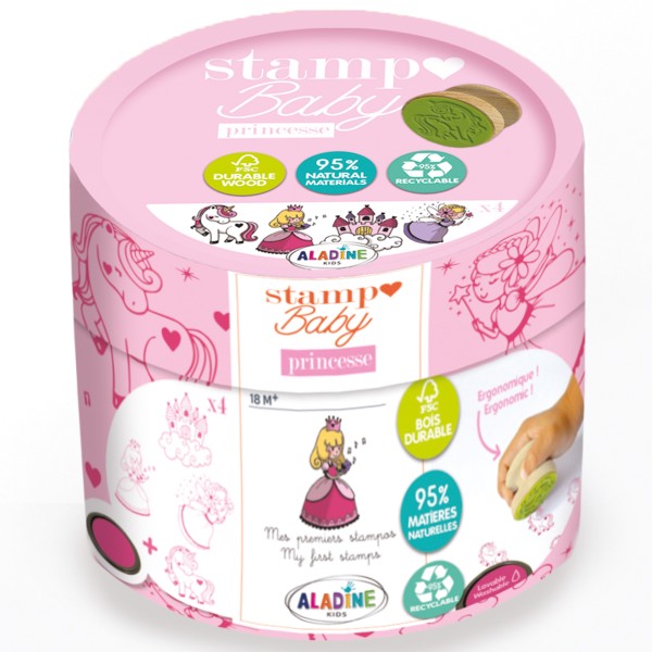 Kit Stampo Baby Eco Friendly - Princesses - 4 pcs - Photo n°1