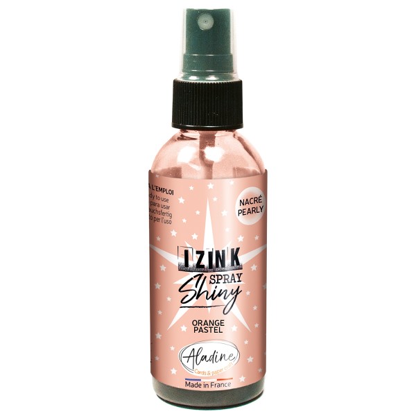 Encre en spray Izink Shiny - Orange Pastel - 80 ml - Photo n°1