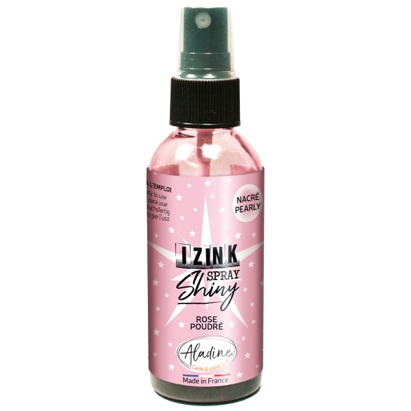 Encre en spray Izink Shiny - Rose poudré - 80 ml - Photo n°1