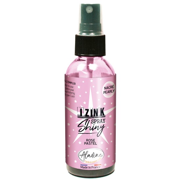 Encre en spray Izink Shiny - Rose Pastel - 80 ml - Photo n°1