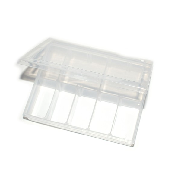 Boite plastique réglable 10 compartiments 133x100x27 mm - Photo n°1
