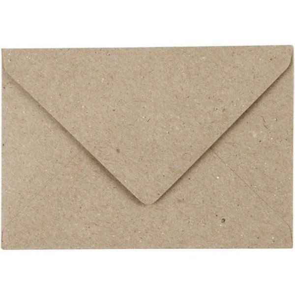Enveloppes 8x11, le Don d'Argent, Vide Enveloppes, Adresse Enveloppes,5cm 50pcs (120g / M2) Kraft, R - Photo n°1