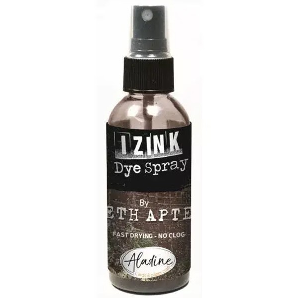 Encre en spray Izink Dye - Noir Réglisse - 80 ml - Photo n°1