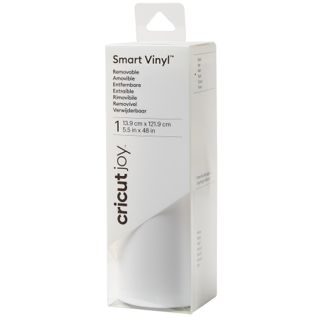 Vinyle Smart adhésif Amovible mat - Blanc - 13,9 x 121,9 cm