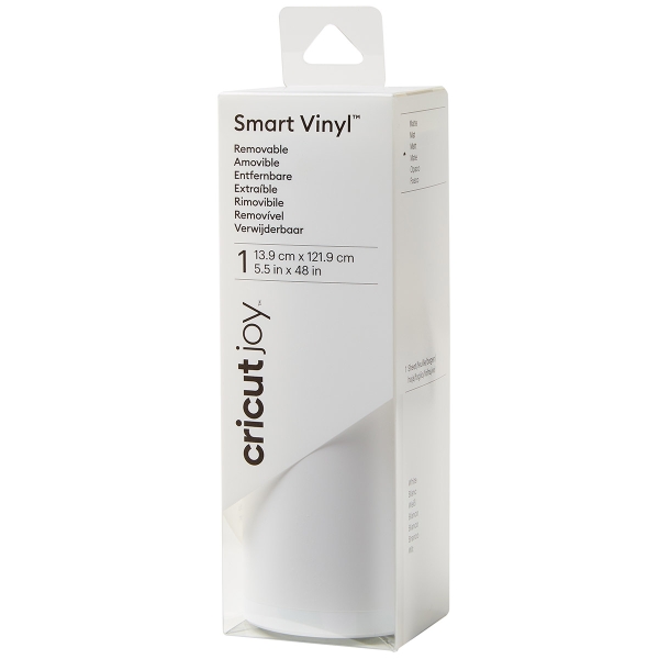Vinyle Smart adhésif Amovible mat - Blanc - 13,9 x 121,9 cm - Photo n°1
