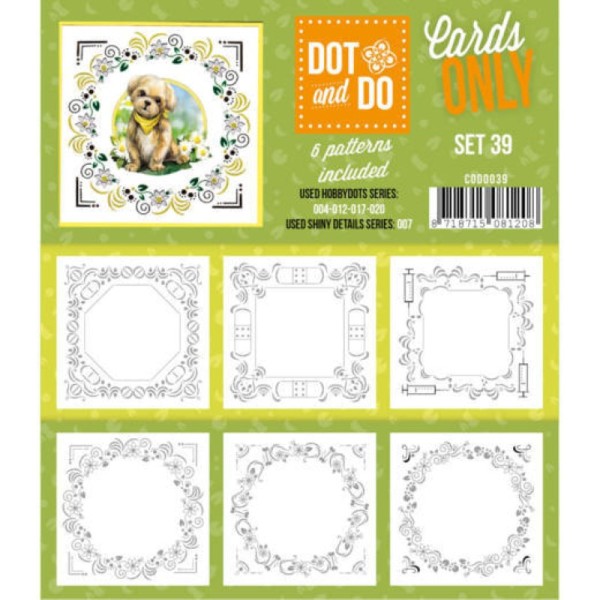 Dot and do Cartes n°39 - Lot de 6 Cartes seules - Photo n°1