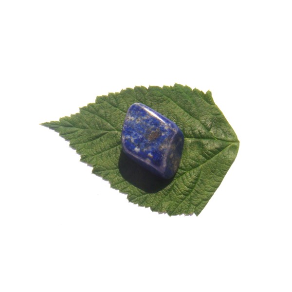 Lapis lazuli ( Afghanistan ) : petite pierre roulée 2.7 CM x 1.8 CM x 1.6 CM environ - Photo n°2
