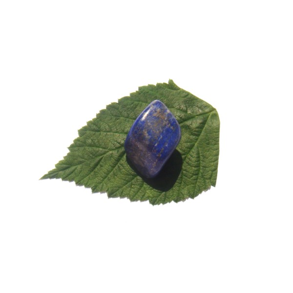 Lapis lazuli ( Afghanistan ) : petite pierre roulée 2.7 CM x 1.8 CM x 1.6 CM environ - Photo n°1