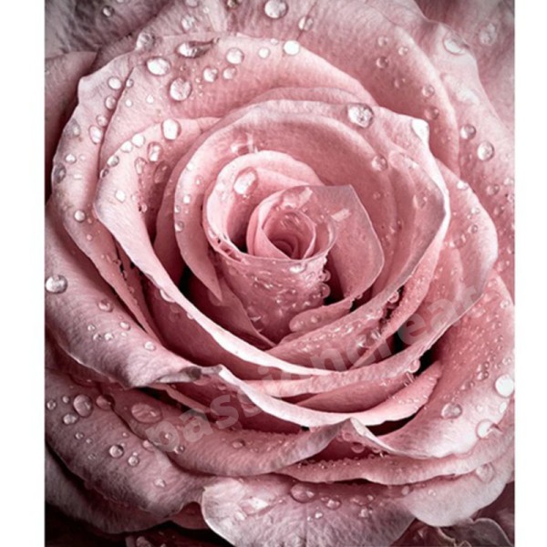 Broderie Diamant Rose Rose 30x40 cm Diamond Painting - Photo n°1