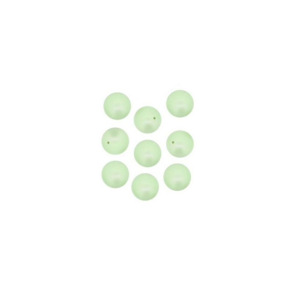 10 Perles Swarovski 10mm Pastel Green Pearl - Photo n°1