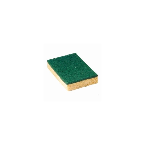 Alcene Tampon vert éponge blonde extra petit modèle - paquet de 10 - Photo n°1
