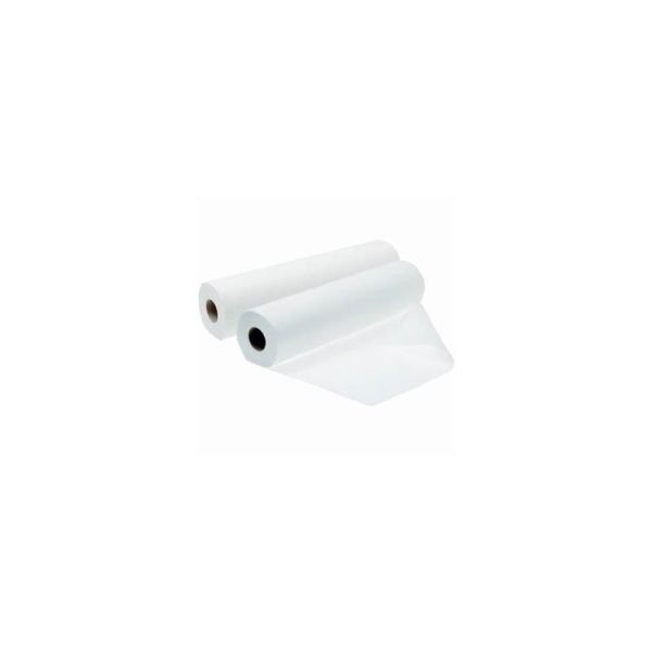 Drap d'examen blanc micro-gaufré 2 plis 50x34cm - 9 rouleaux - Photo n°1