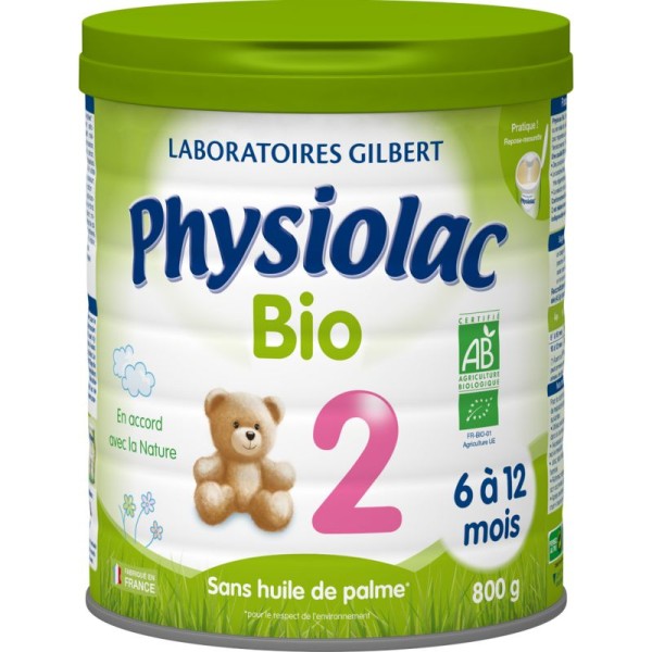 Physiolac Bio 2 - 1 boite de 800g - Photo n°1