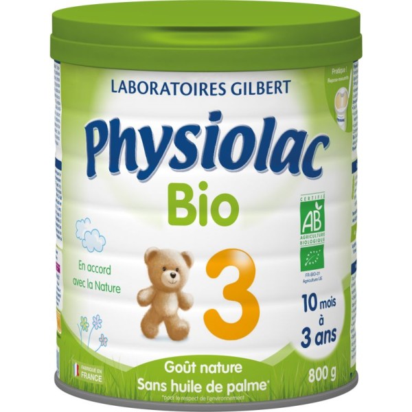 Physiolac Bio 3 - 1 boite de 800g - Photo n°1