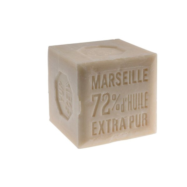 Savon de marseille blanc, cube de 600g, certifié ECOCERT - Photo n°1