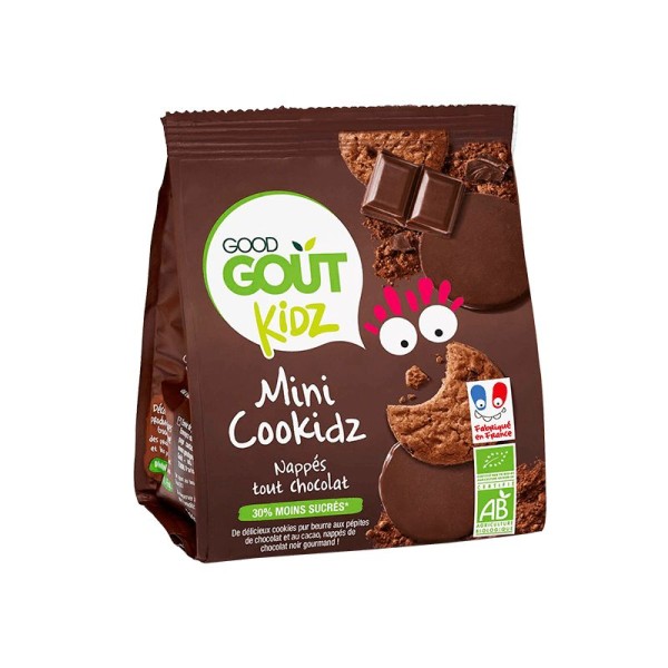 Good Goût -  Cookidz nappés chocolat - lot de 10 sachets de 115g - Photo n°1