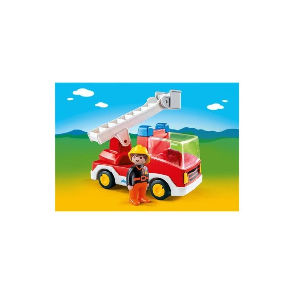 Camion de pompier avec échelle pivotante - Playmobil - Photo n°2
