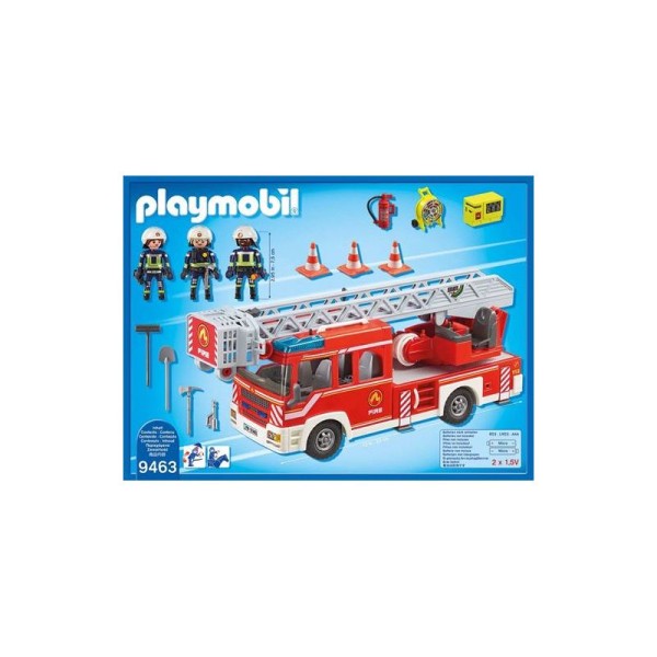Camion de pompiers avec échelle pivotante - Playmobil - Photo n°3