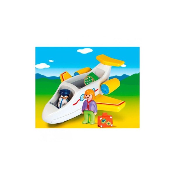 Avion avec pilote et vacancière - Playmobil - Photo n°2