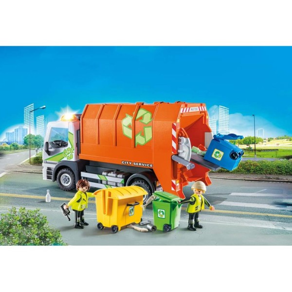 Camion de recyclage poubelle  - Playmobil - Photo n°1