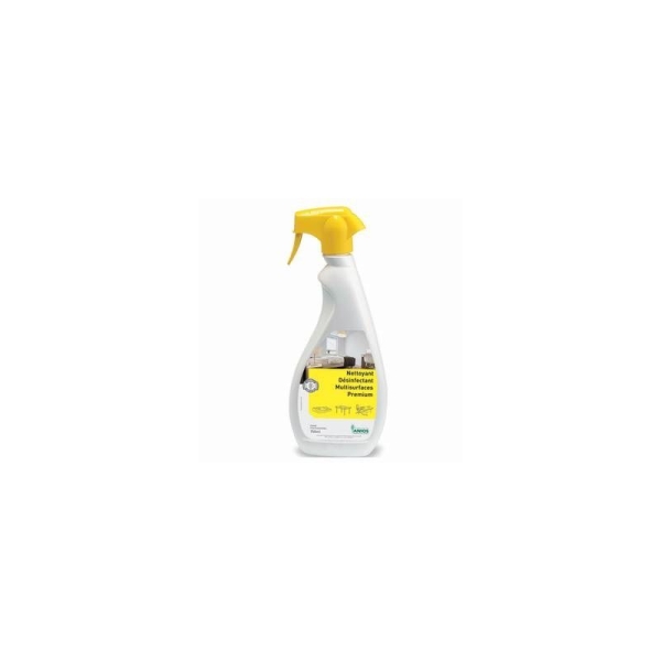 Pulvérisateur nettoyant désinfectant multi-surfaces de 750 ml sans alcool - carton de 6 - Photo n°1