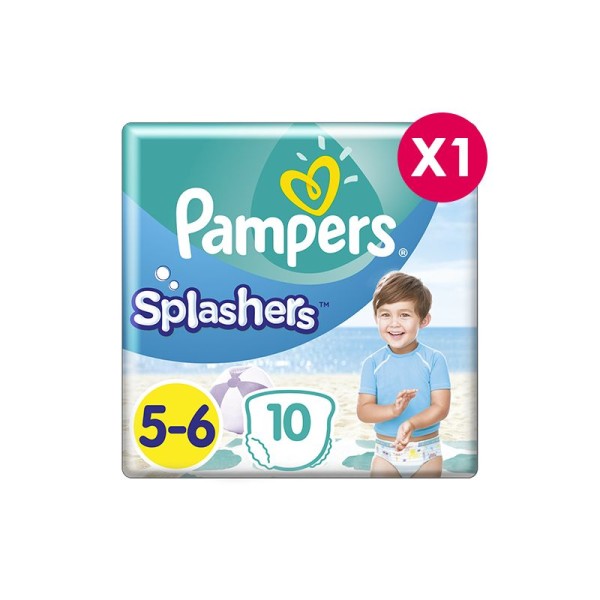 Couches de bain Pampers Splasher Taille 5 - Photo n°1