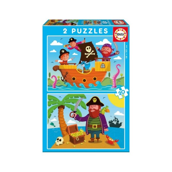 Puzzles Pirates - Educa - Photo n°1