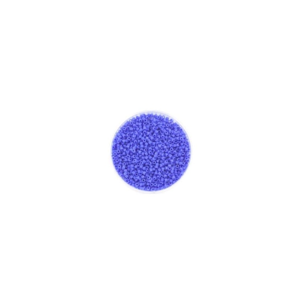 5 Grammes De Perles Miyuki Delica 11/0 Bleu Cyan Opaque - Photo n°1