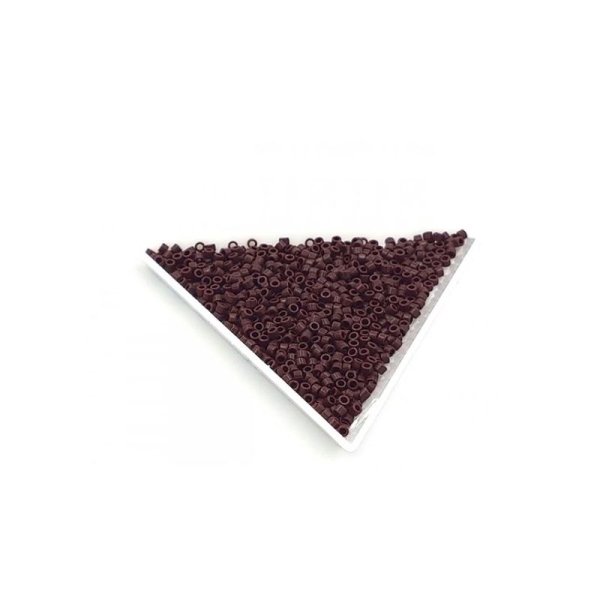 5 Grammes De Perles Miyuki Delica 11/0 Marron Chocolat Opaque - Photo n°1