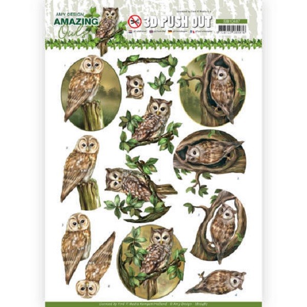 Images 3D prédéc. Amy Design Amazing Owls - Forest Owls - Photo n°1