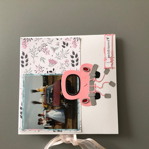 Kit scrapbooking mini album mariage - Photo n°5